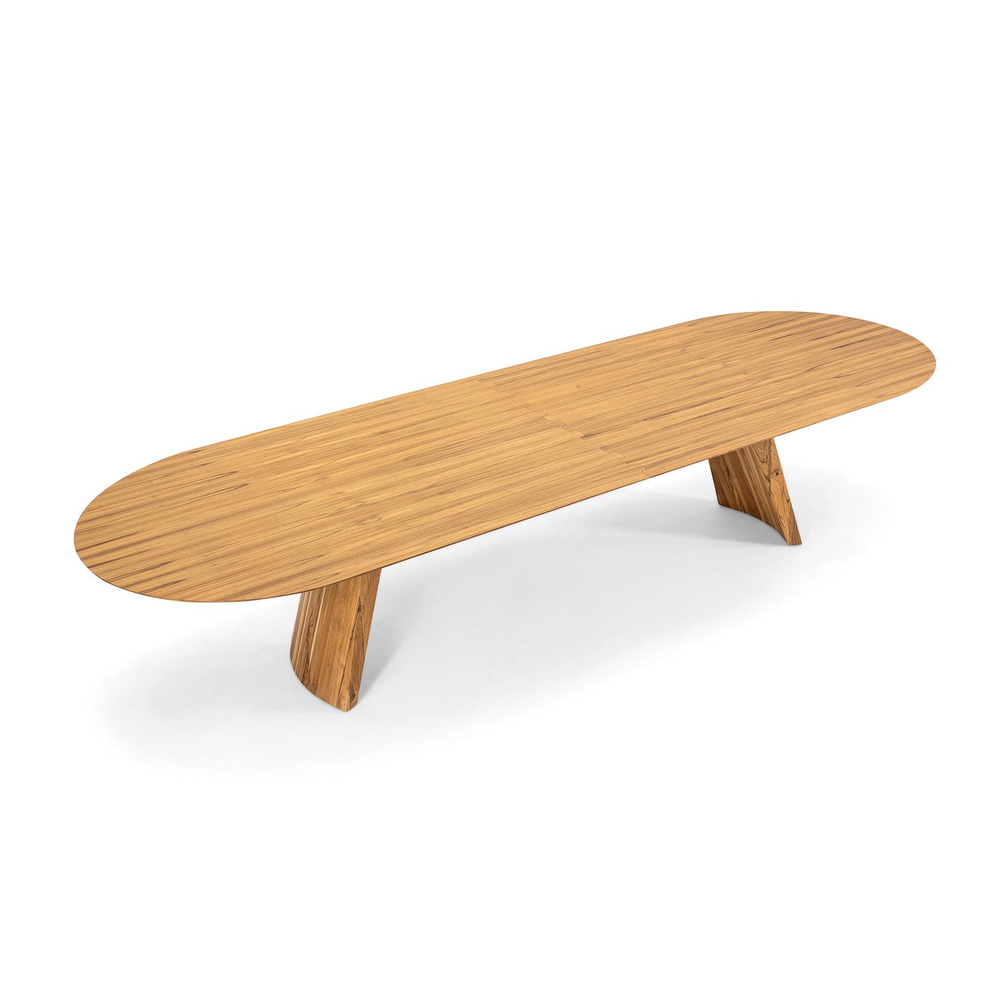 FRACTUS Dining Table in Teak 86" Oval Top