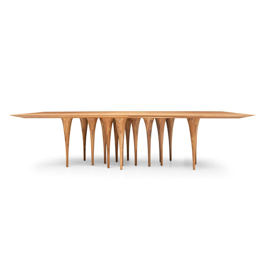 PIN Dining Table in Teak 98"