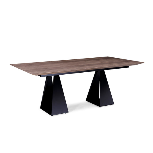 CRONOS Extendable Dining Table in Walnut