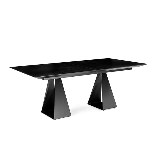 CRONOS Extendable Dining Table in Black