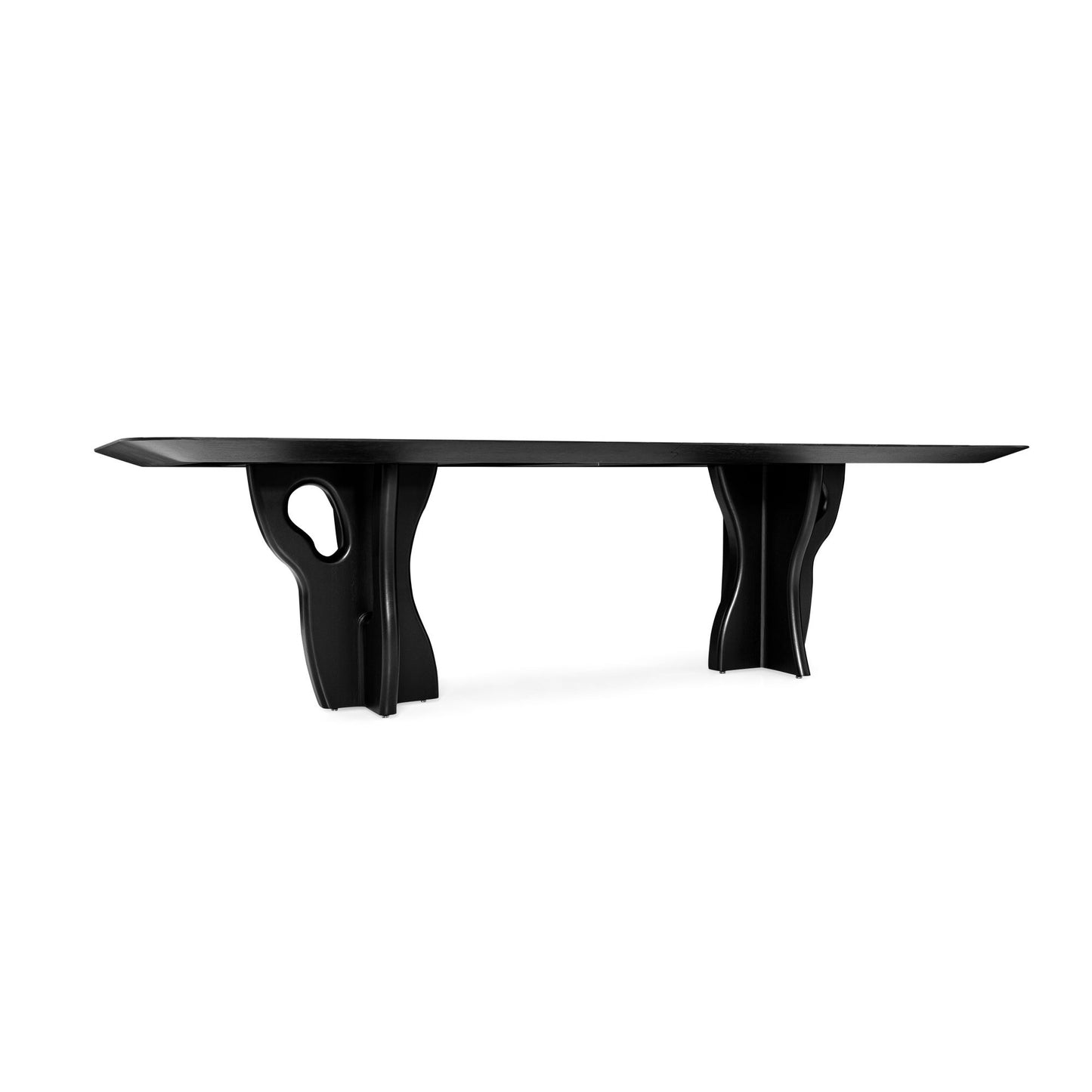 SUMA Dining Table in Black Oak 98"