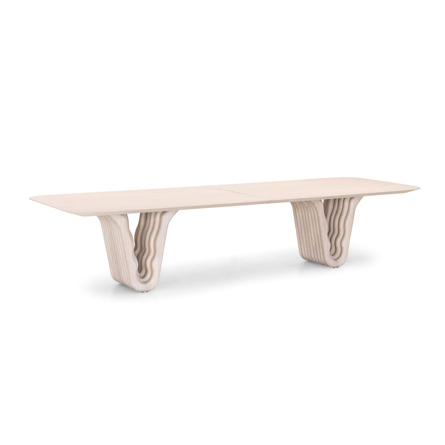 DOLOMITAS Dining Table In Dover Oak 118"