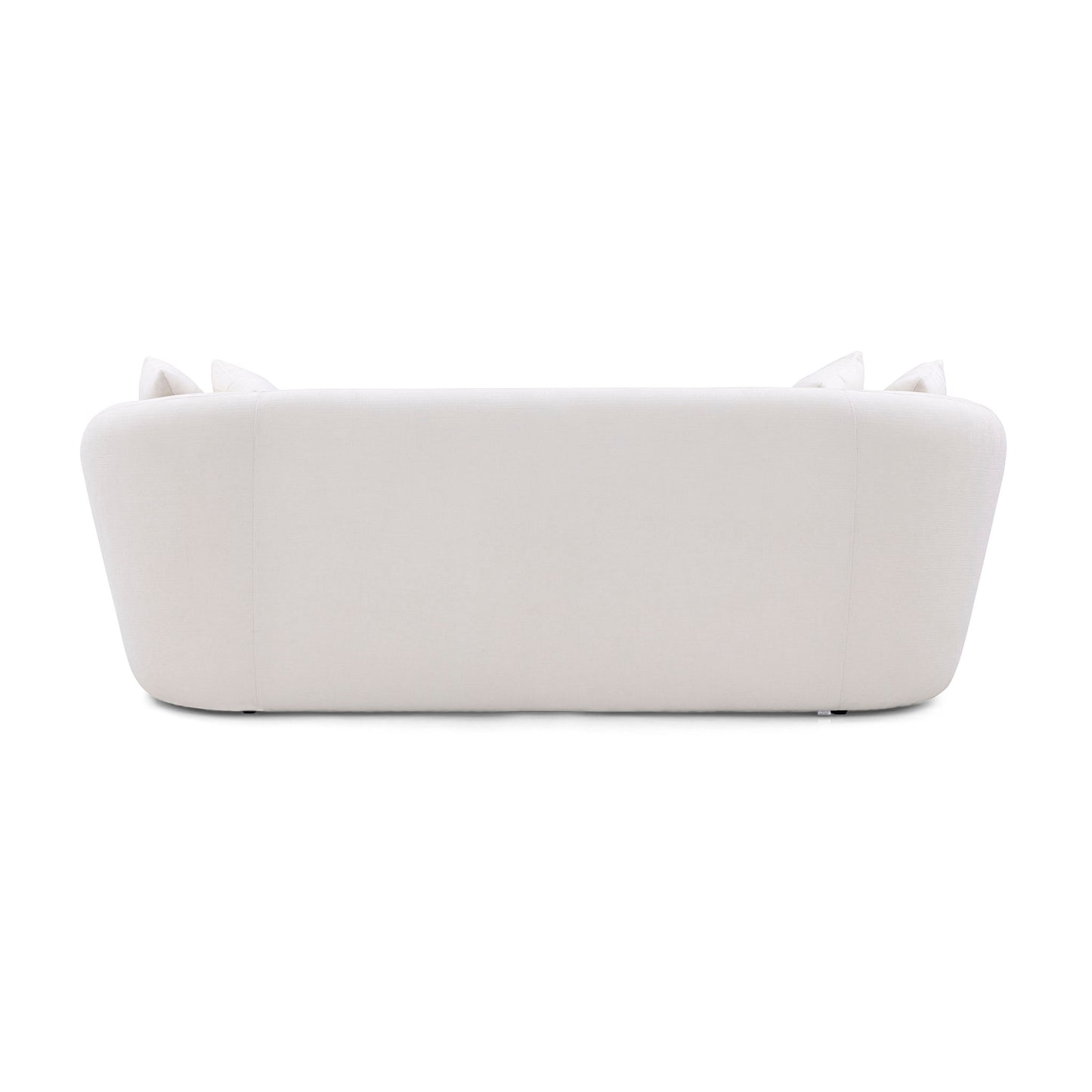 BOWED 4 Seats Sofa in Ivory fabric