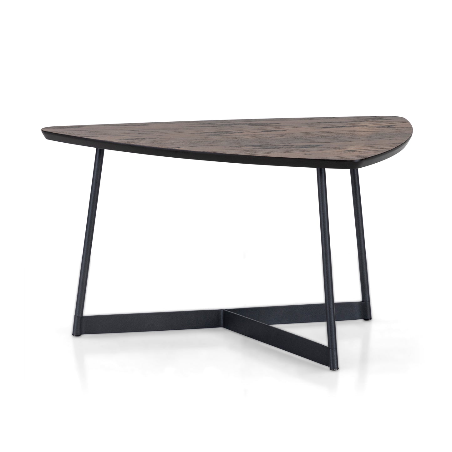 TRIA Coffee Table in Dark Oak and Black 27"