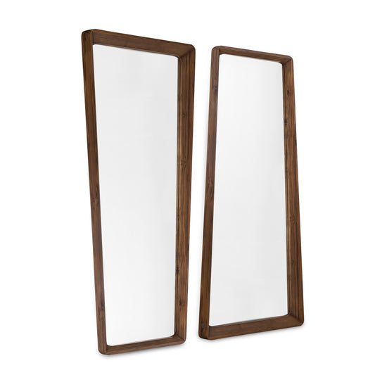DUOMO Mirror with Walnut frame