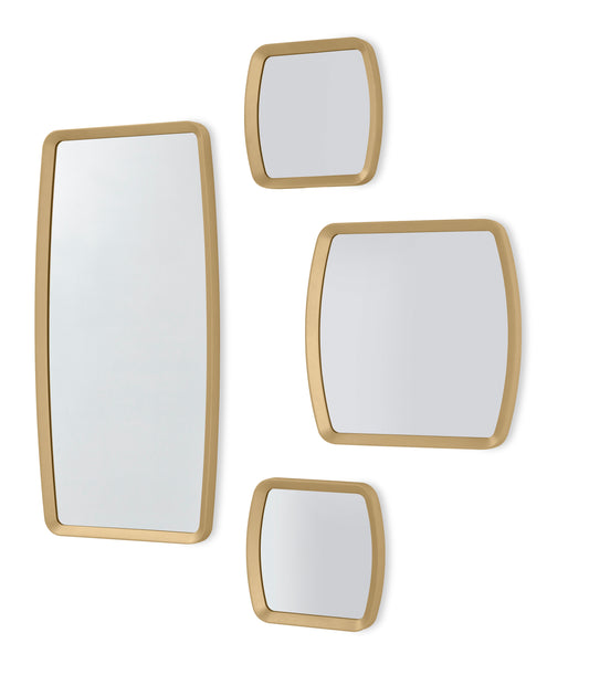 FRAME Mirror 16" in Gold and Bronze Mirror