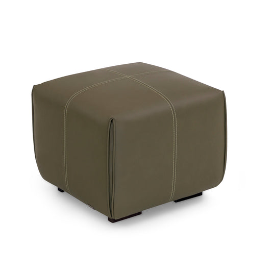 NEW - MH3753 - OTTOMAN (33 x 20 x 17) (Leather)