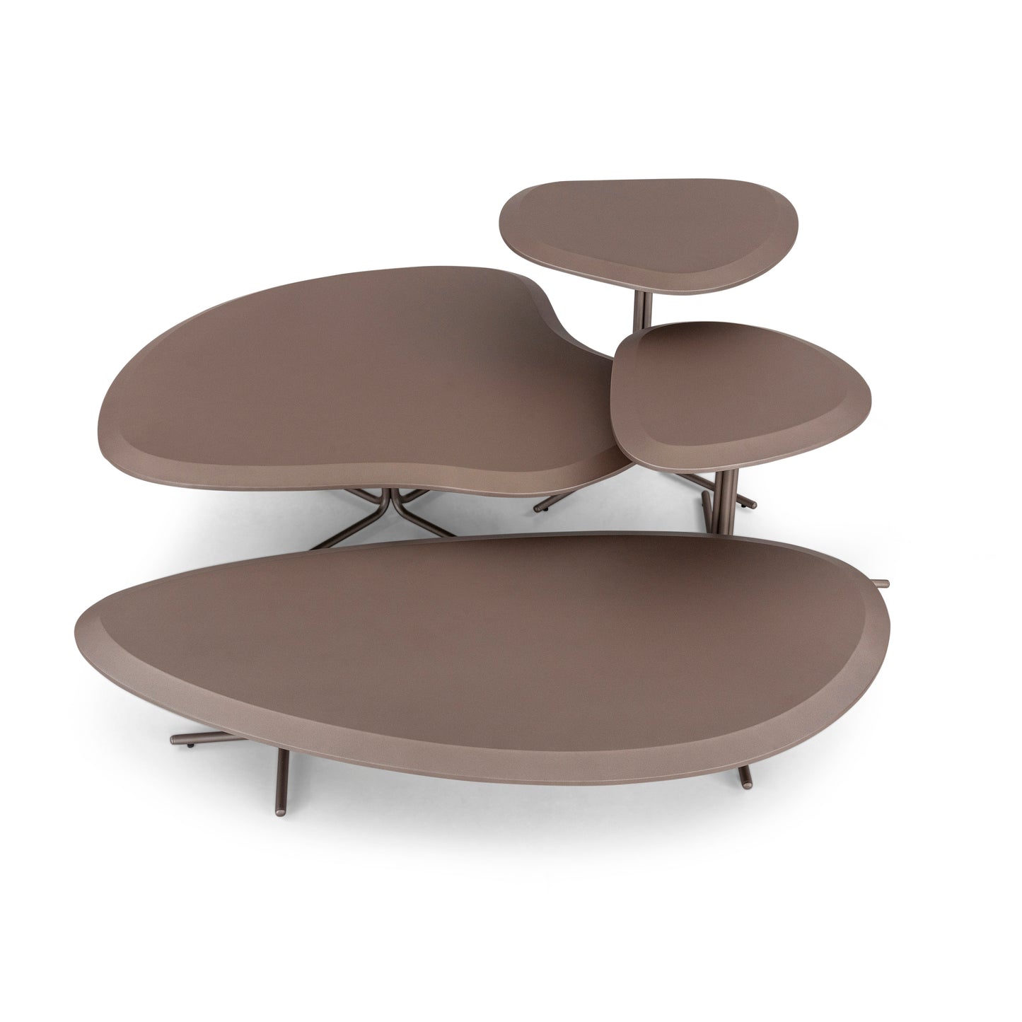PANTE Coffee Table in Chocolate Finish 24”