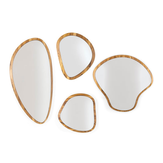 PANTE Mirror In Teak 47"