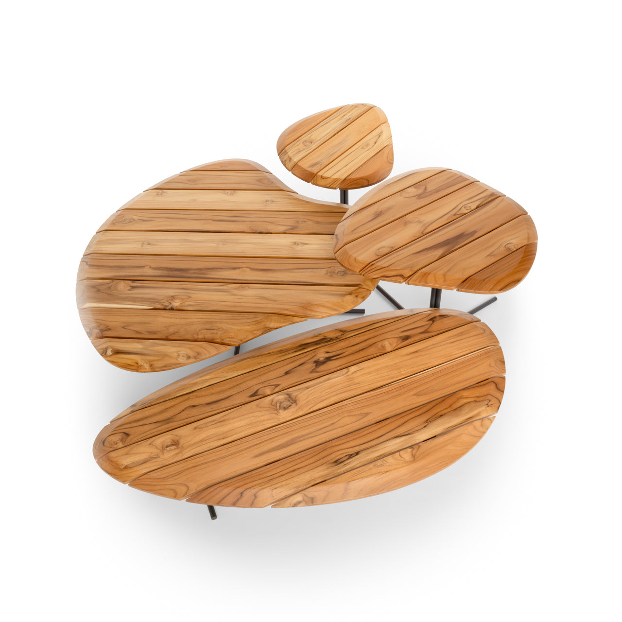 PANTE Outdoor Coffee Table in Teak and Chocolate 20”