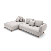 NEXUS Sofa Right Corner Chaise in AA-2861 and Walnut
