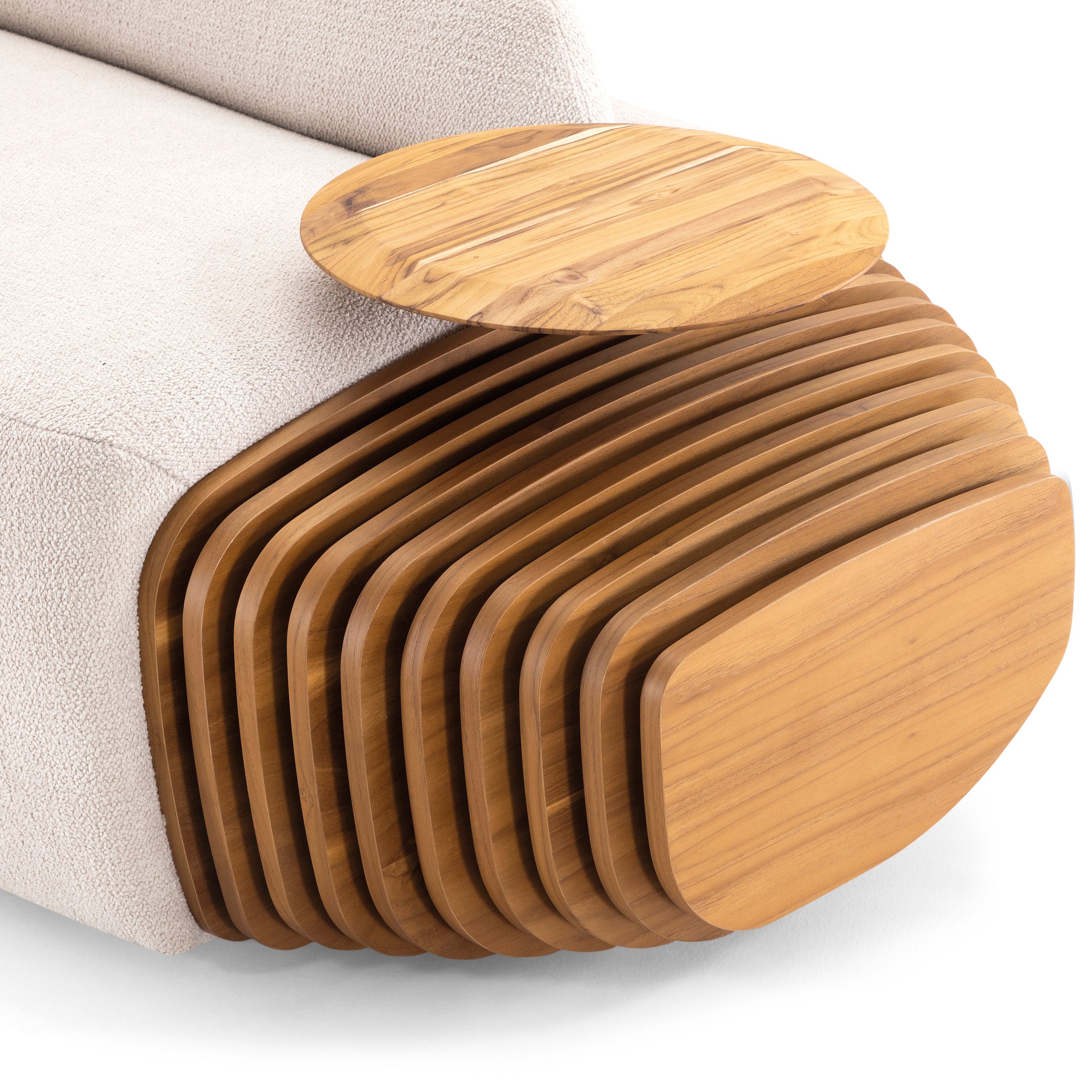 RUY - MH9639 - ROUND TABLE TOP (Leather)