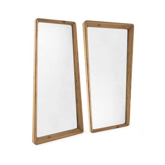 DUOMO Mirror with Teak frame