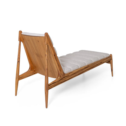 WAVE Chaise in Teak and A-2316