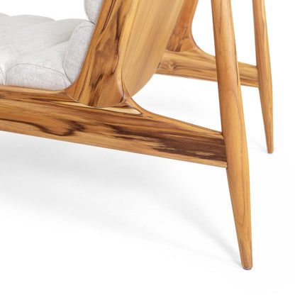 WAVE Chaise in Teak and A-2316