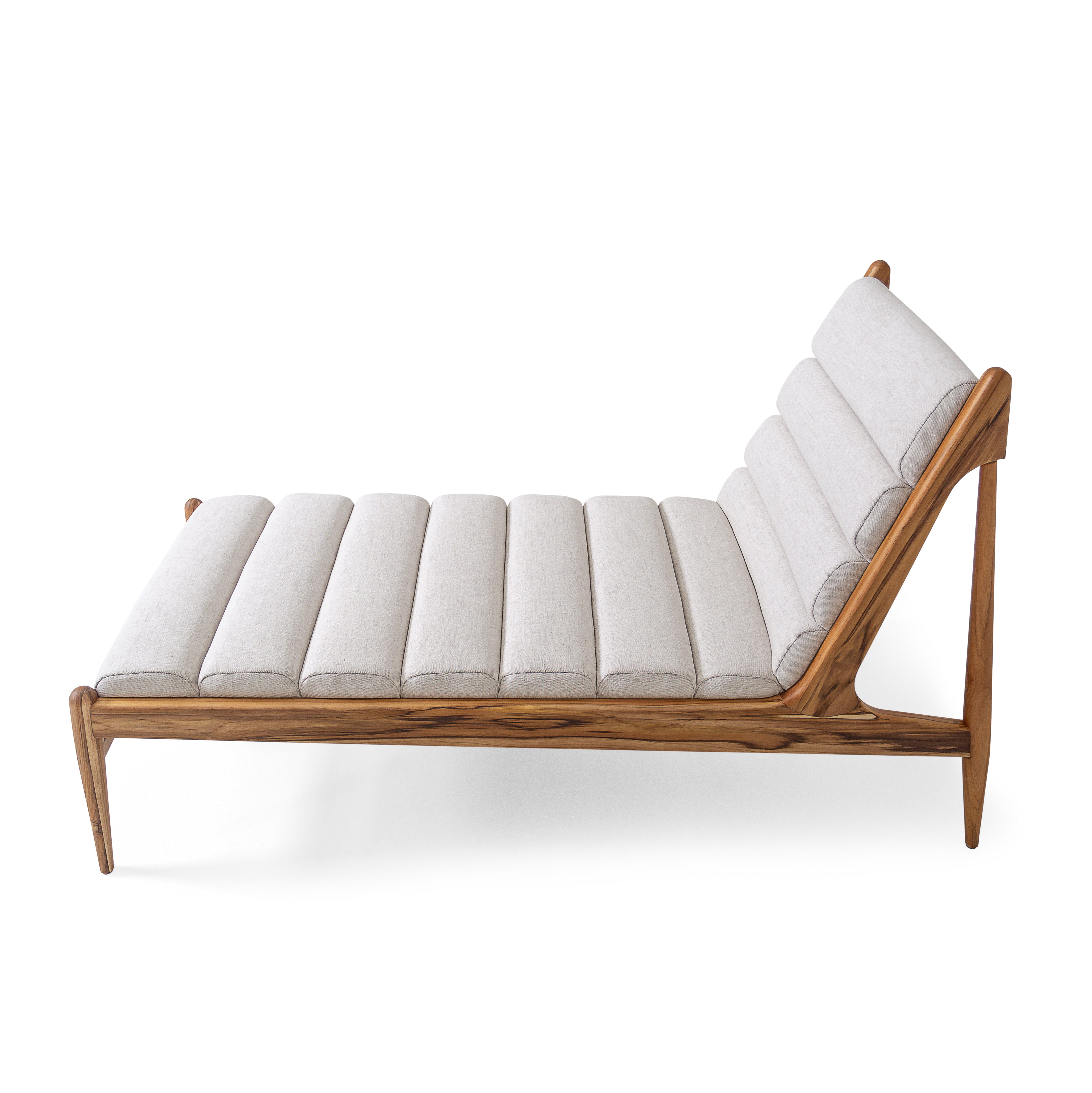 WAVE Chaise in Teak and A-2316