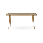 PLOT Console Table 63" in Teak and Natural Cane