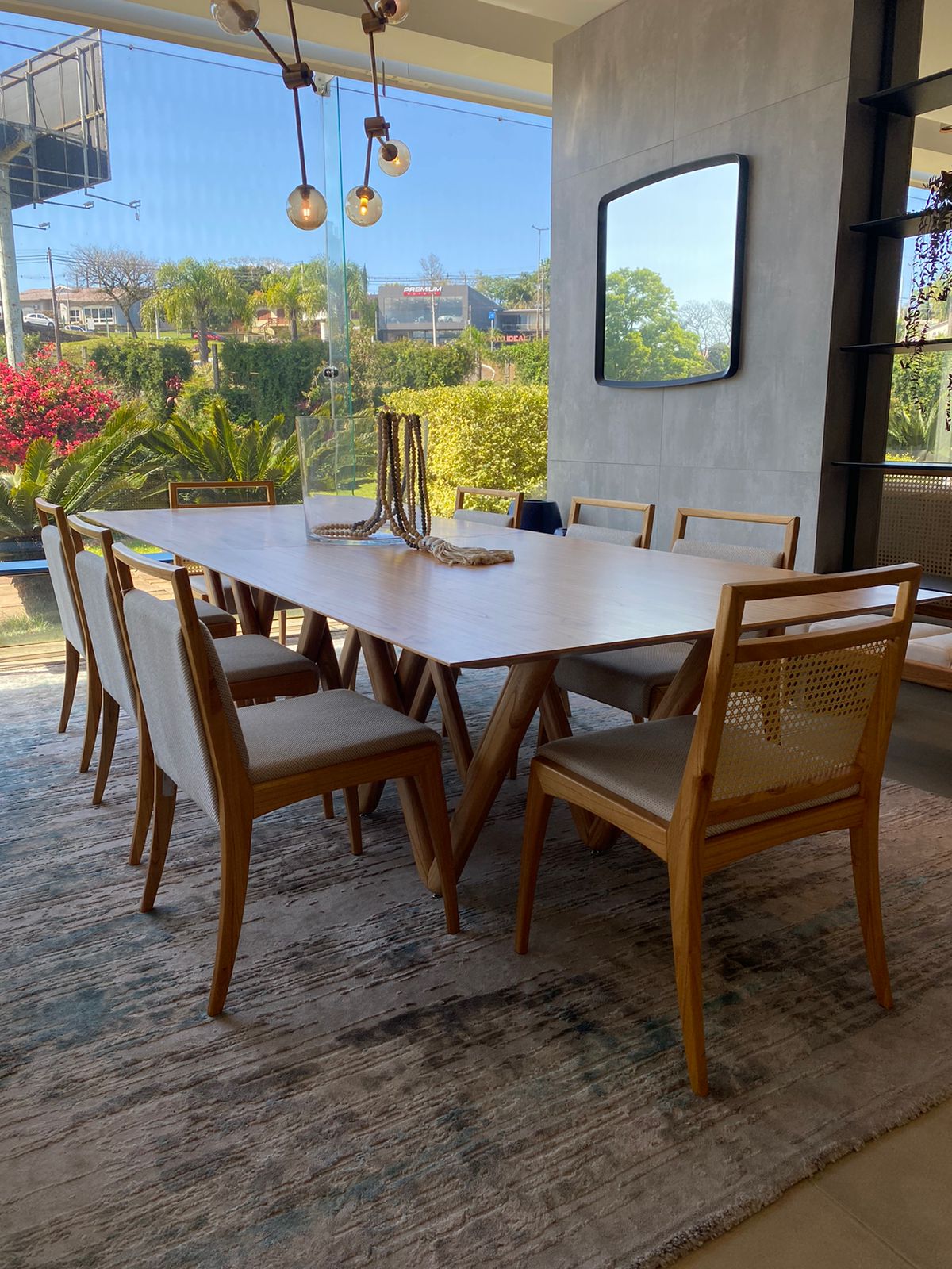 DABLIO Dining Table in Teak  98"