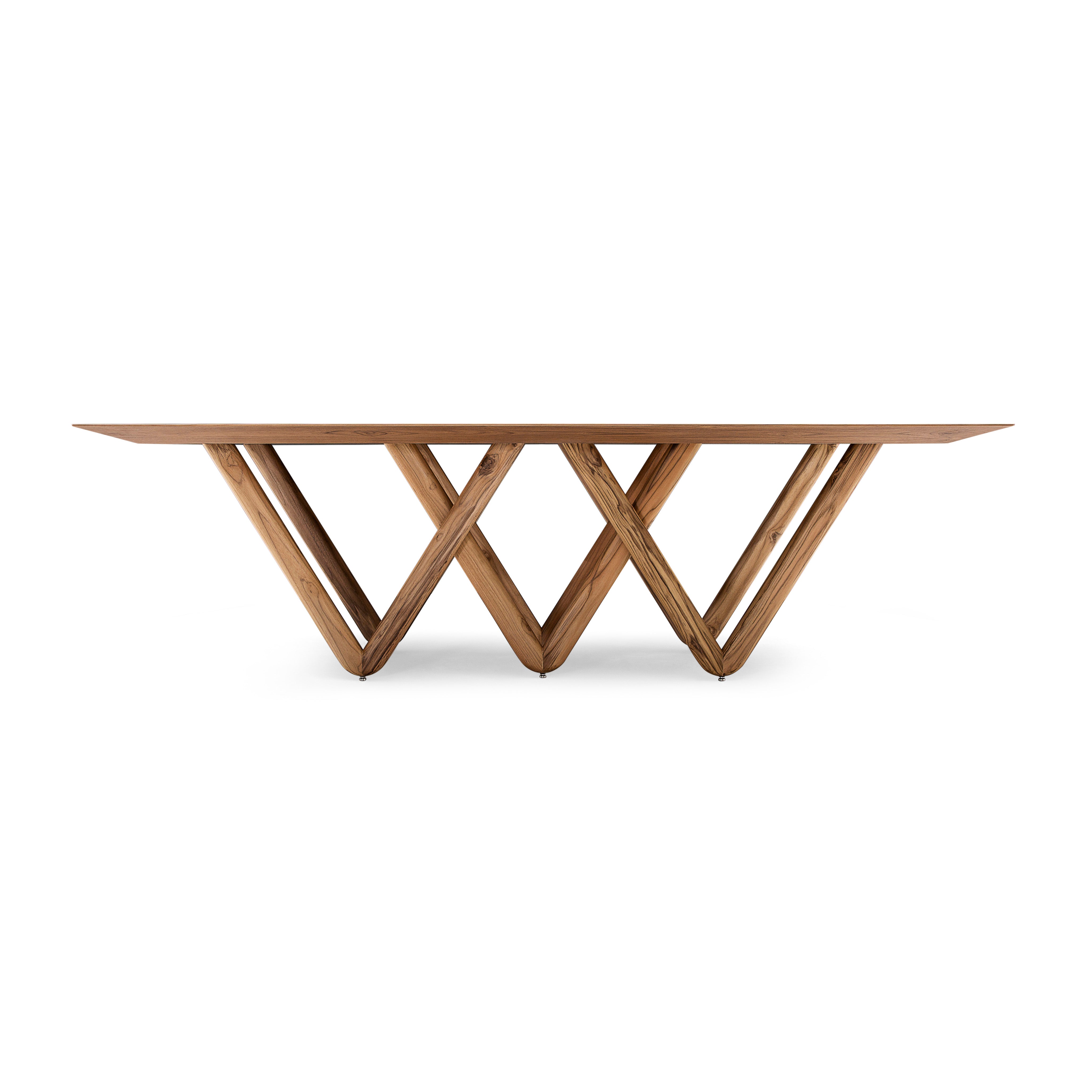 DABLIO Dining Table in Teak  98"