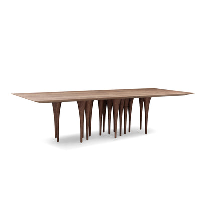 PIN Dining Table in Walnut 98"