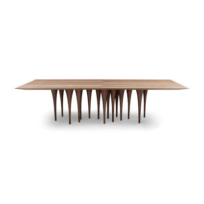 PIN Dining Table in Walnut 98"