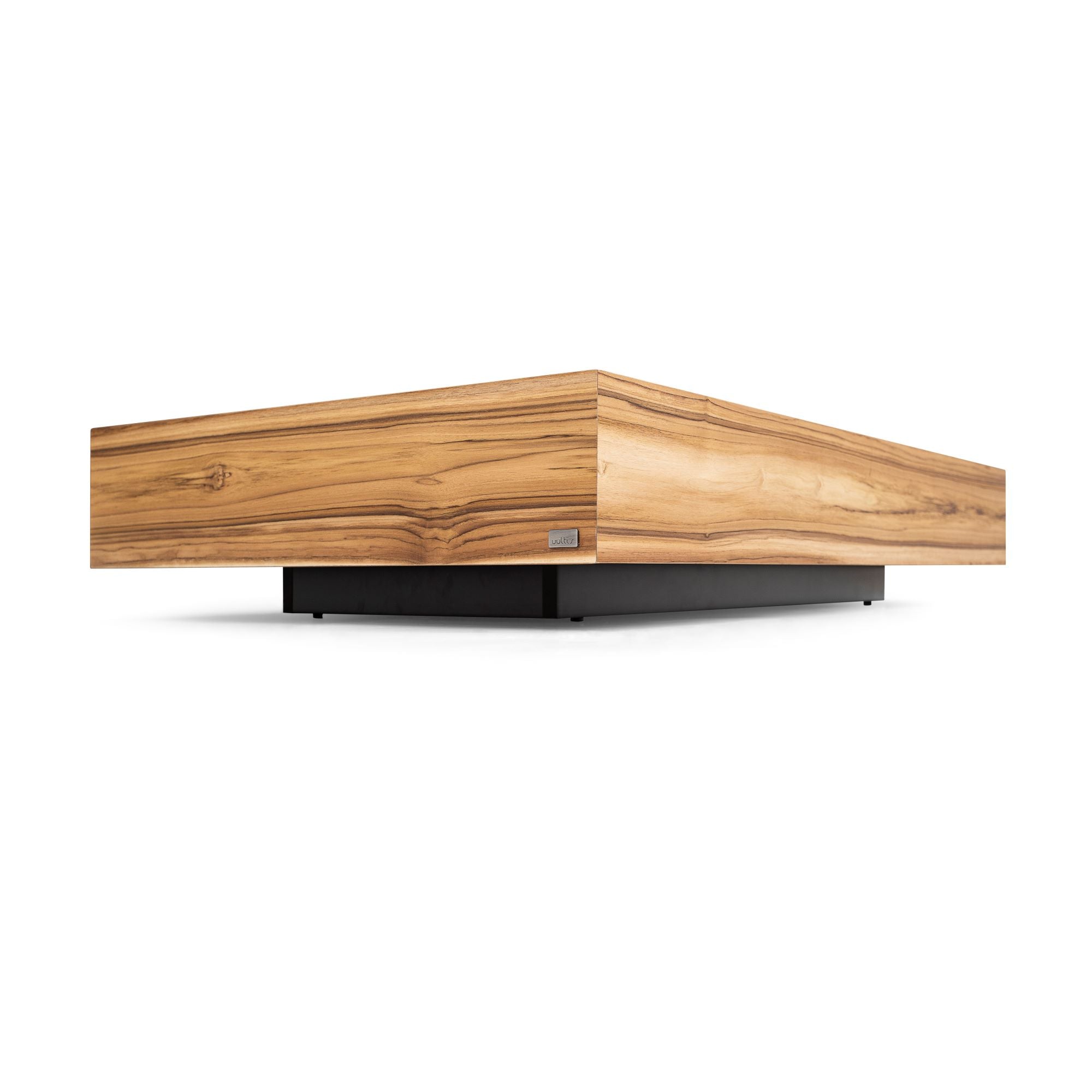 ARC Coffee Table 47" in Teak with Bronze Mirror