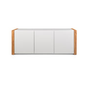 MASP Sideboard 3 doors in Off White and Teak