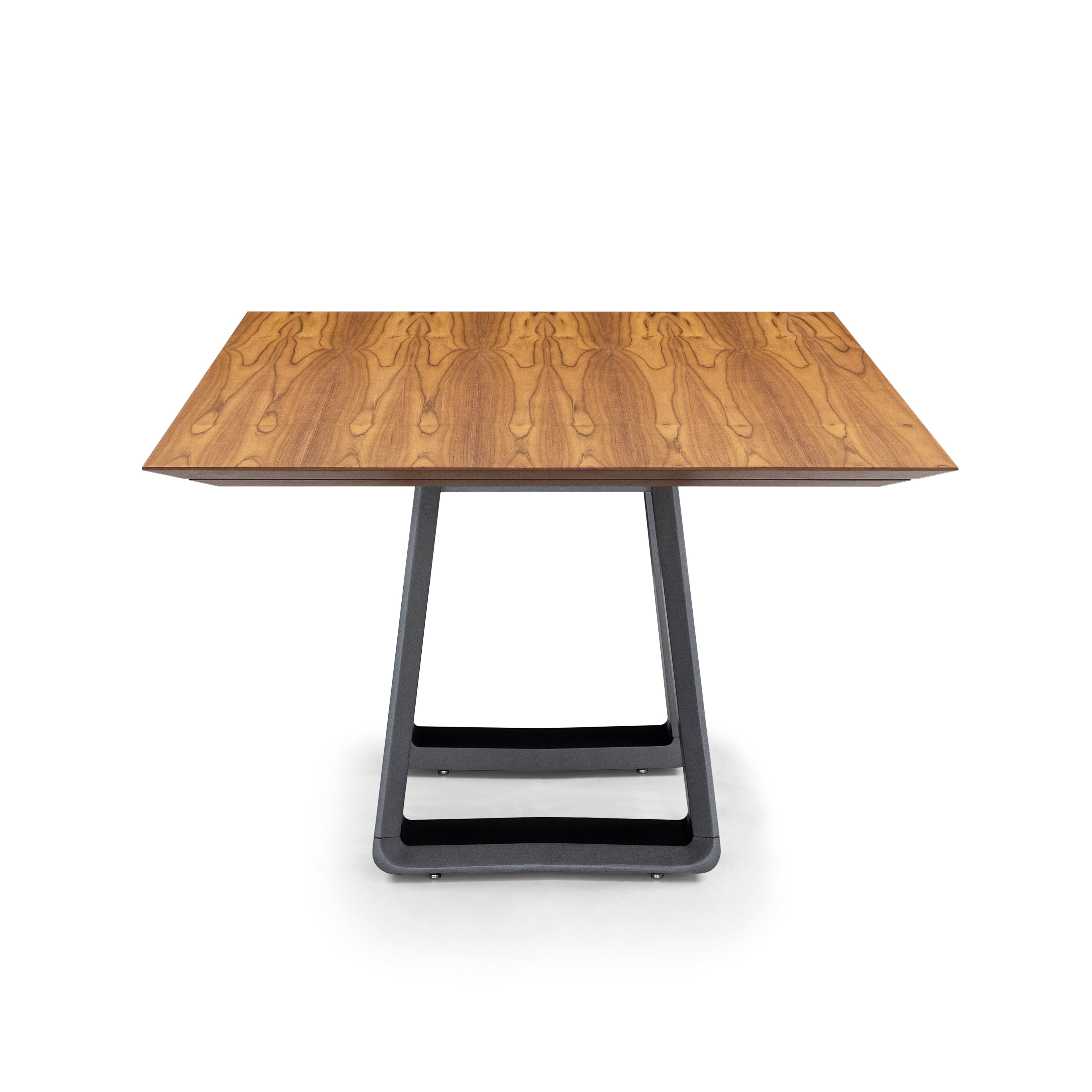 WING Dining Table in Teak and Graphite finish 67"