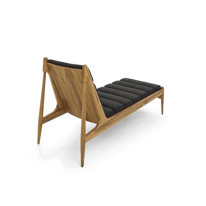 WAVE Chaise in Teak and A-2343