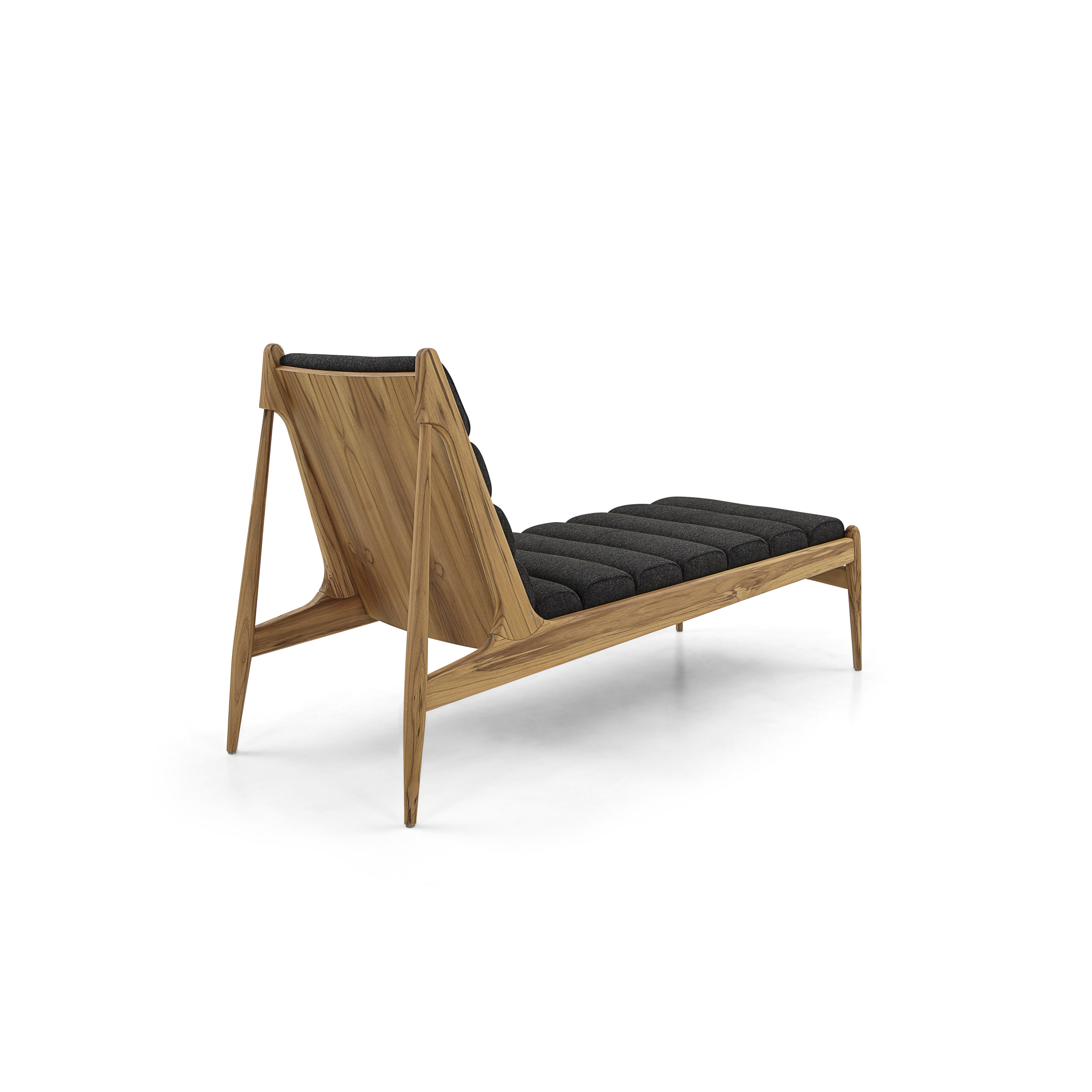 WAVE Chaise in Teak and A-2343