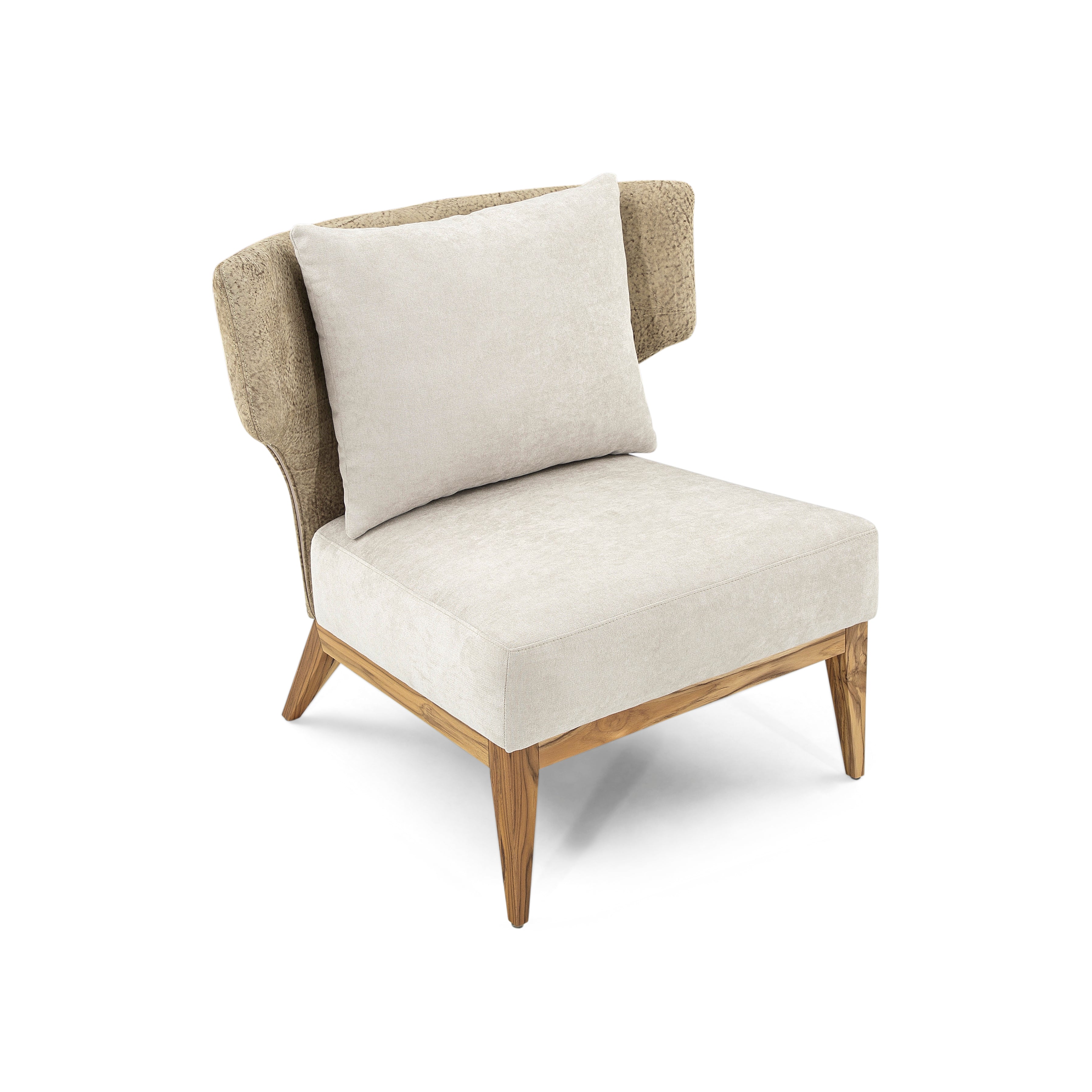 BUSTO Armchair in Teak and AA-2279 and G8-2071