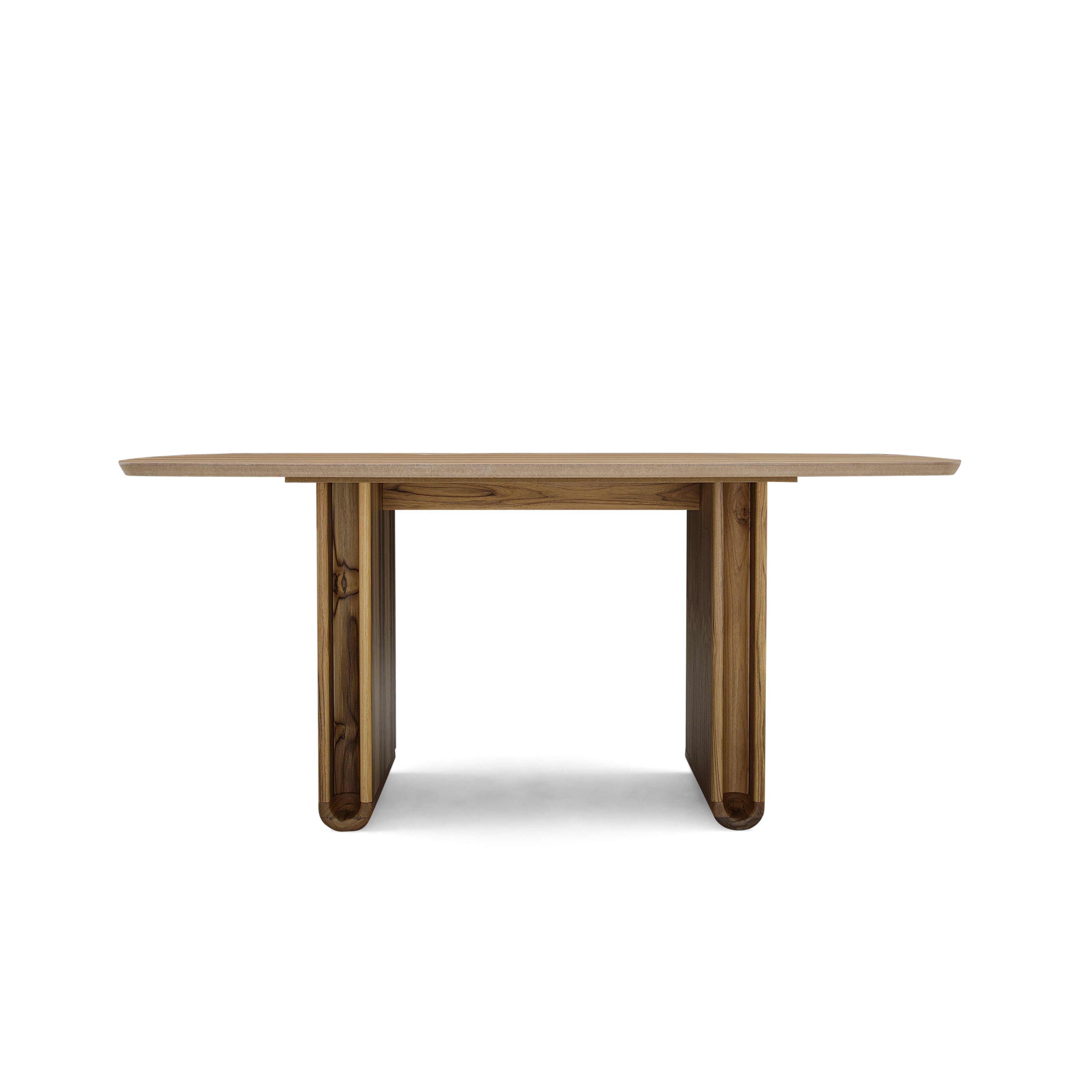 NEON Dining Table 67" in Teak