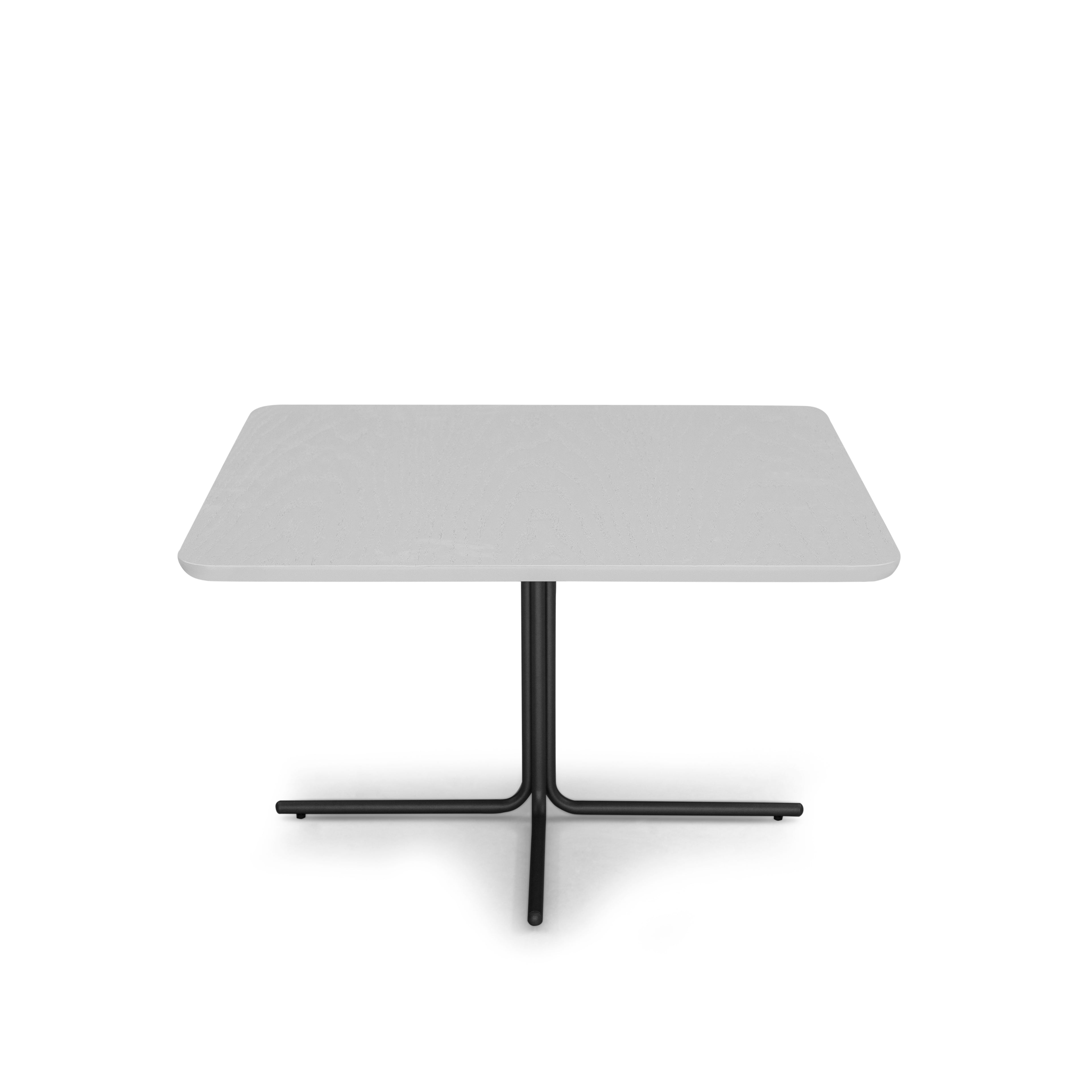 PLATO Coffee Table in White Oak and Graphite 20"