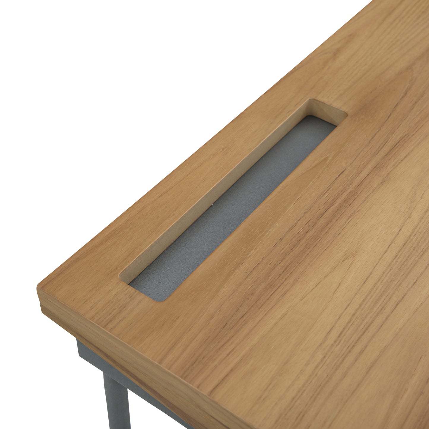 Class Desk in Teak and Graphite