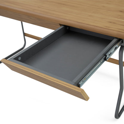 Class Desk in Teak and Graphite