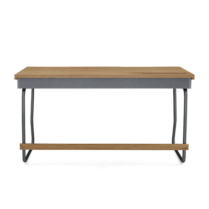 Class Desk in Teak and Graphite