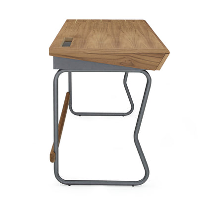 Class Desk in Teak and Graphite