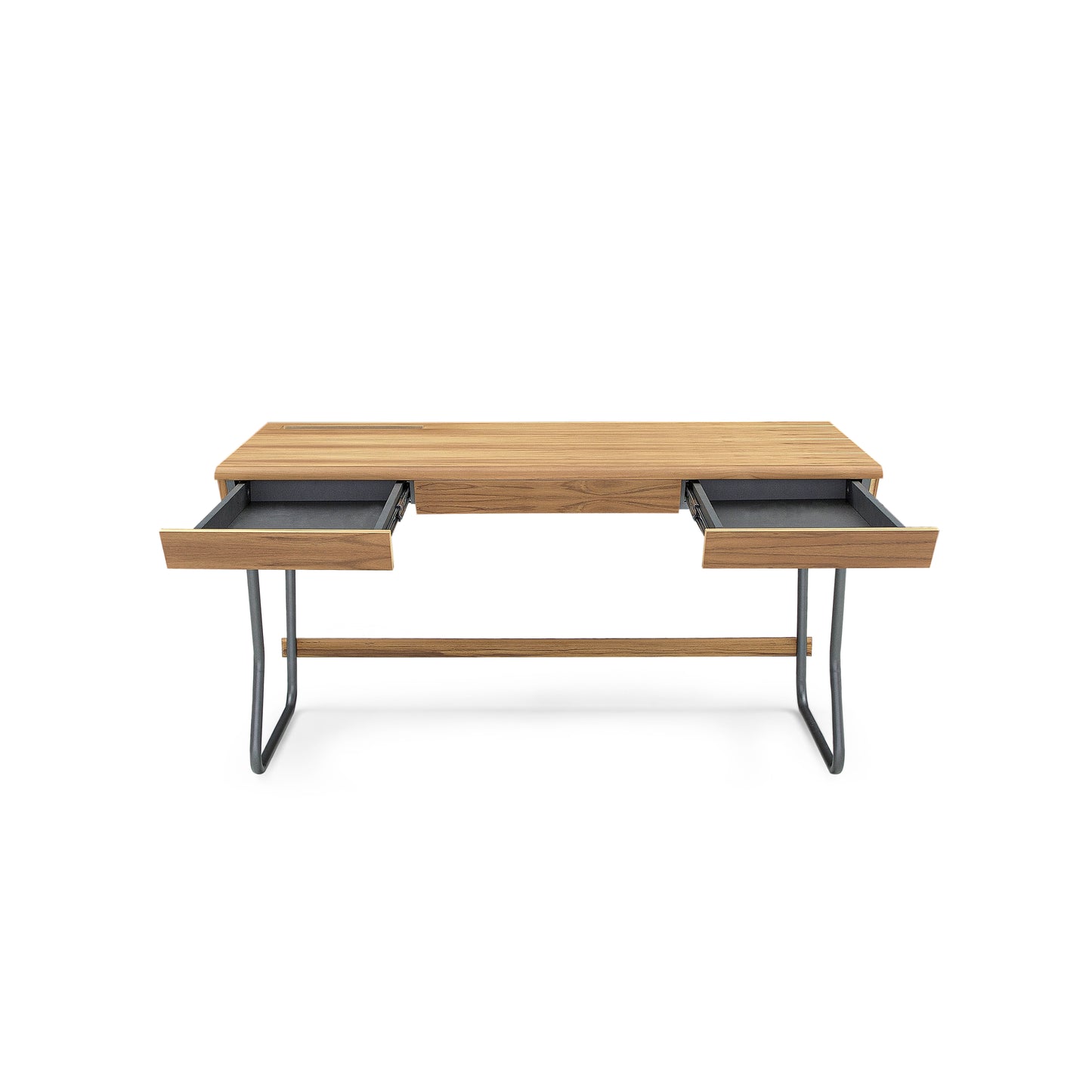 Class Desk in Teak and Graphite