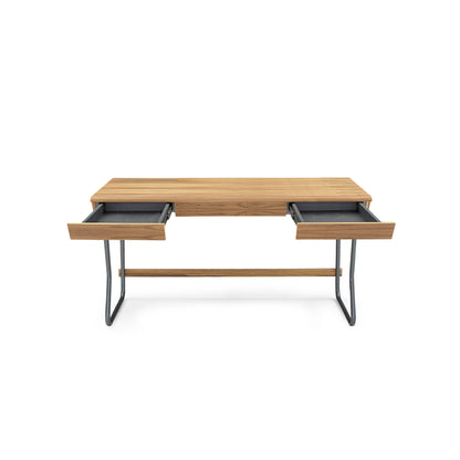 Class Desk in Teak and Graphite