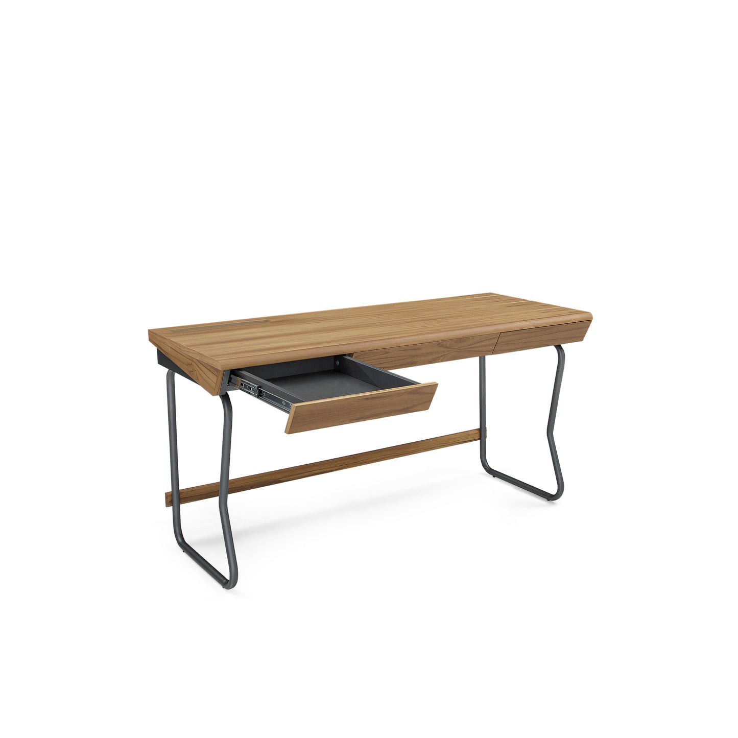 Class Desk in Teak and Graphite