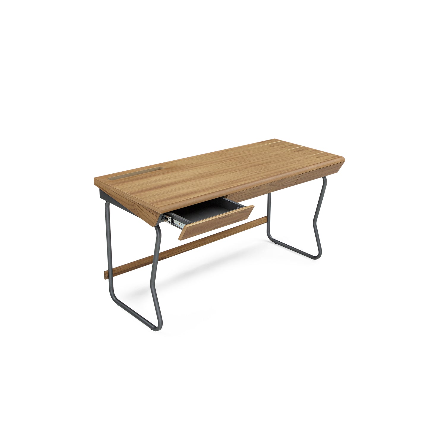 Class Desk in Teak and Graphite