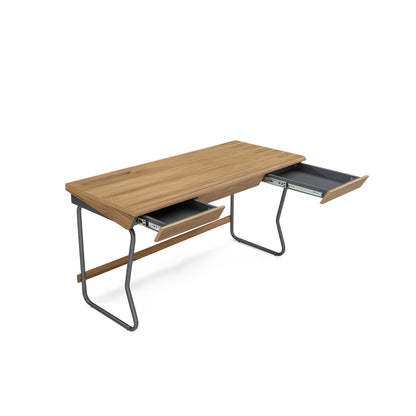 Class Desk in Teak and Graphite