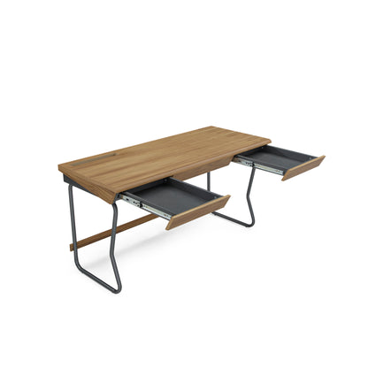 Class Desk in Teak and Graphite