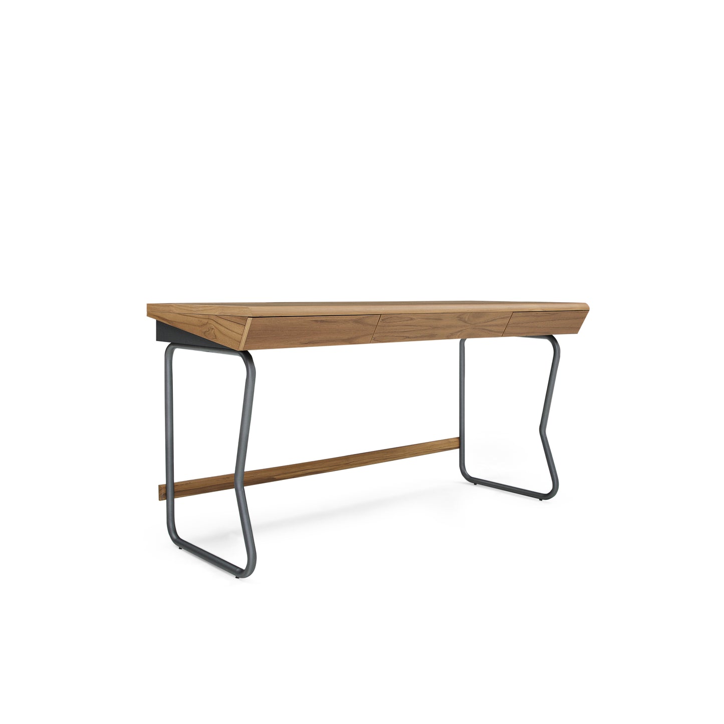 Class Desk in Teak and Graphite