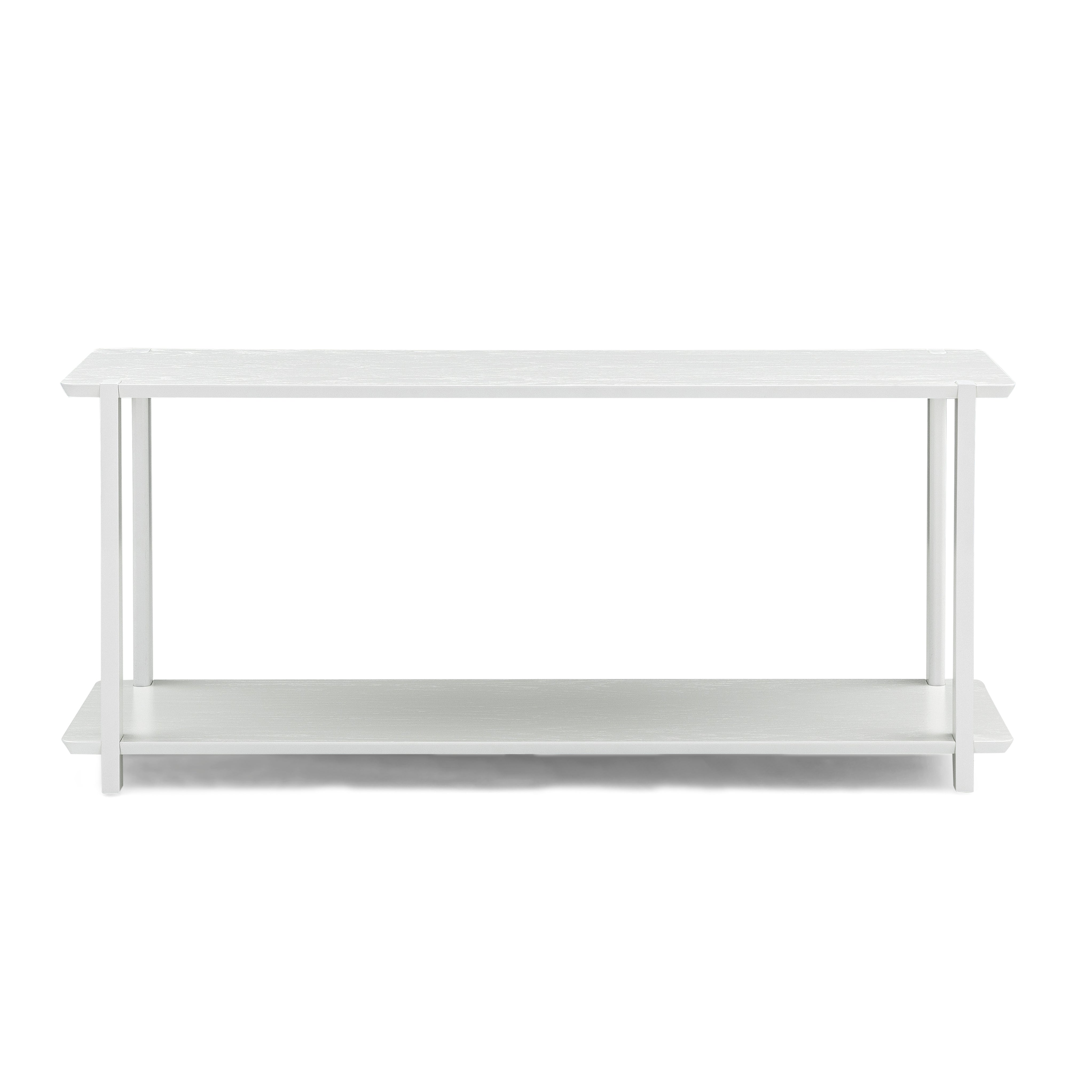 CLAN Console Table in White Oak 63"
