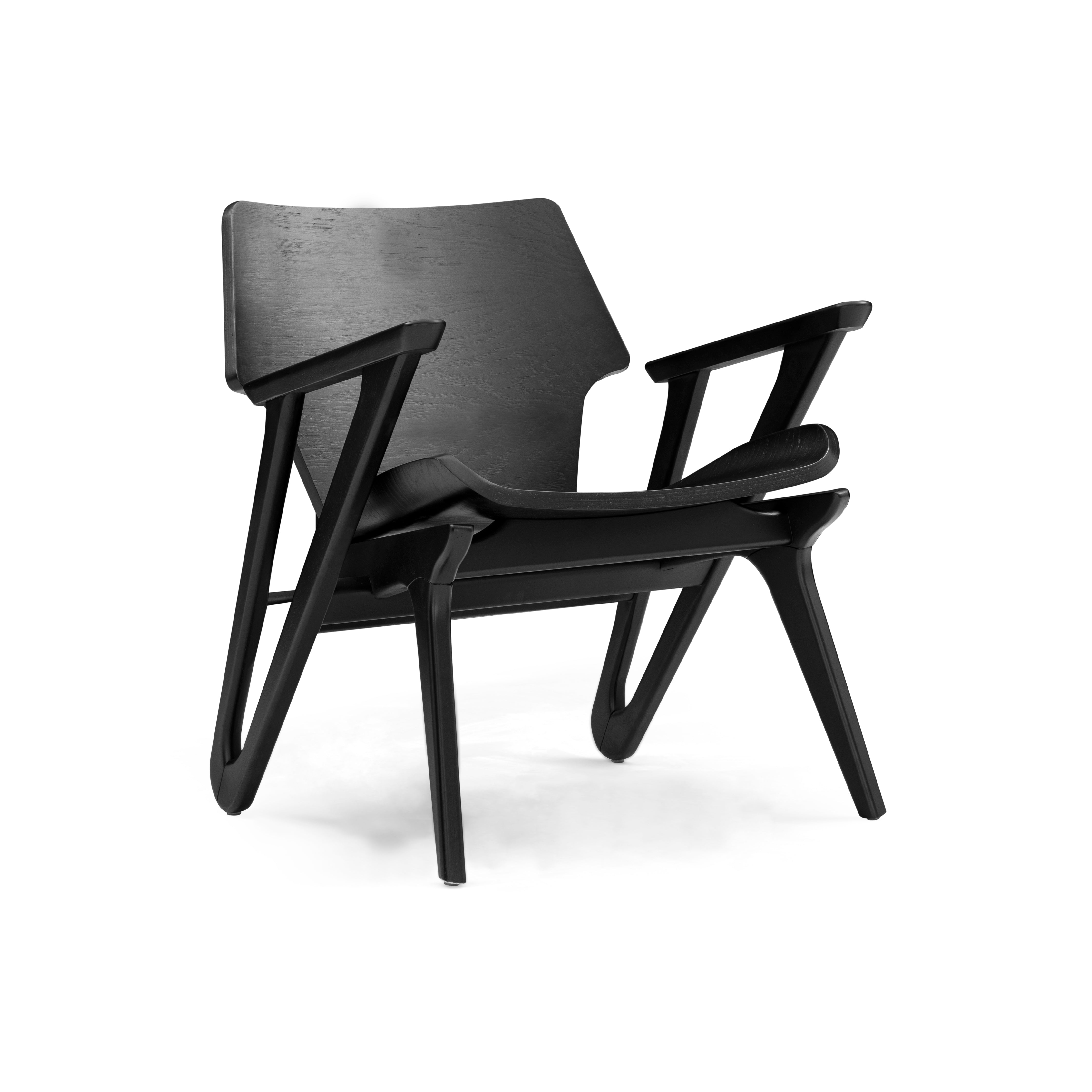 VELO Armchair in Black Oak