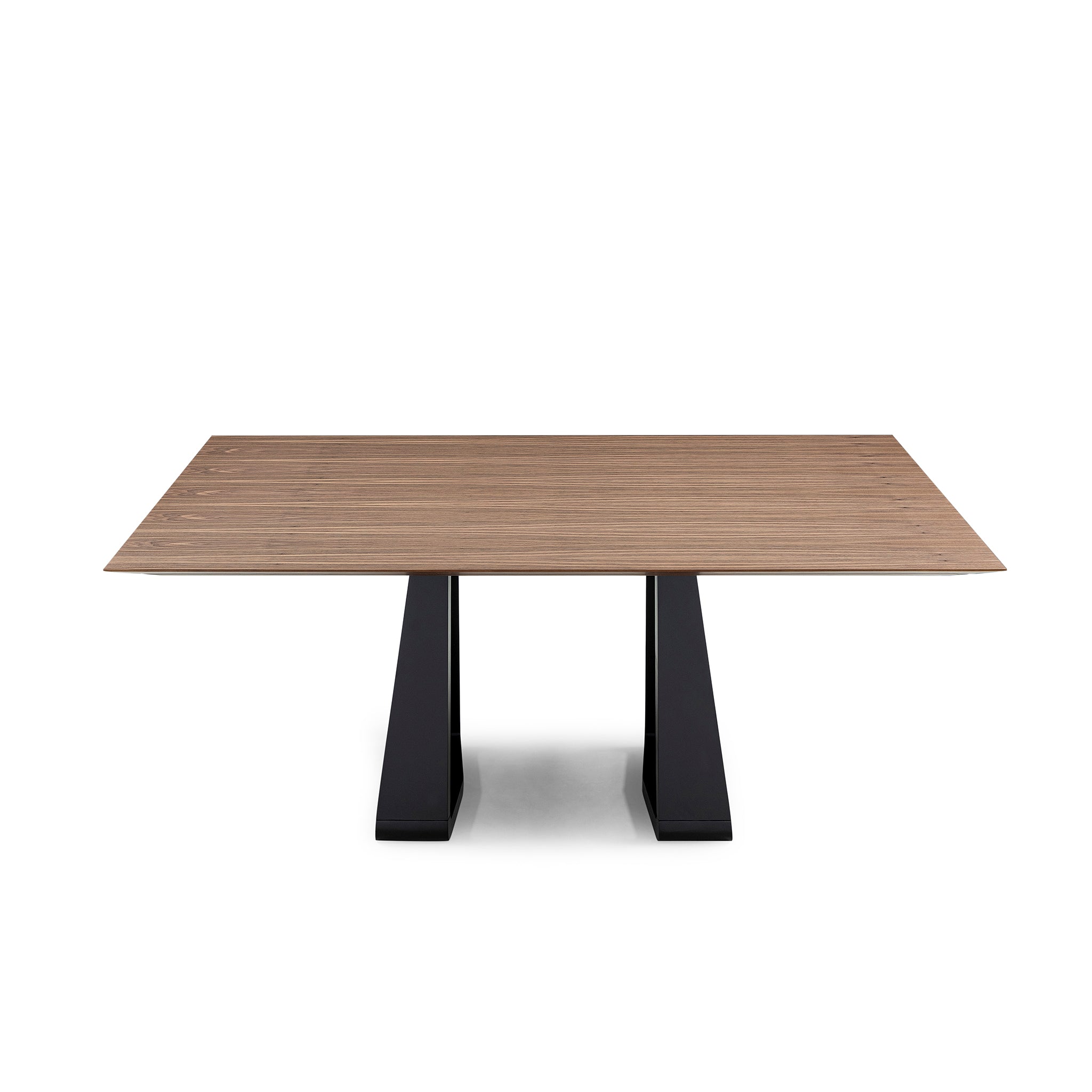 WING Dining Table in Walnut and Black finish 86"