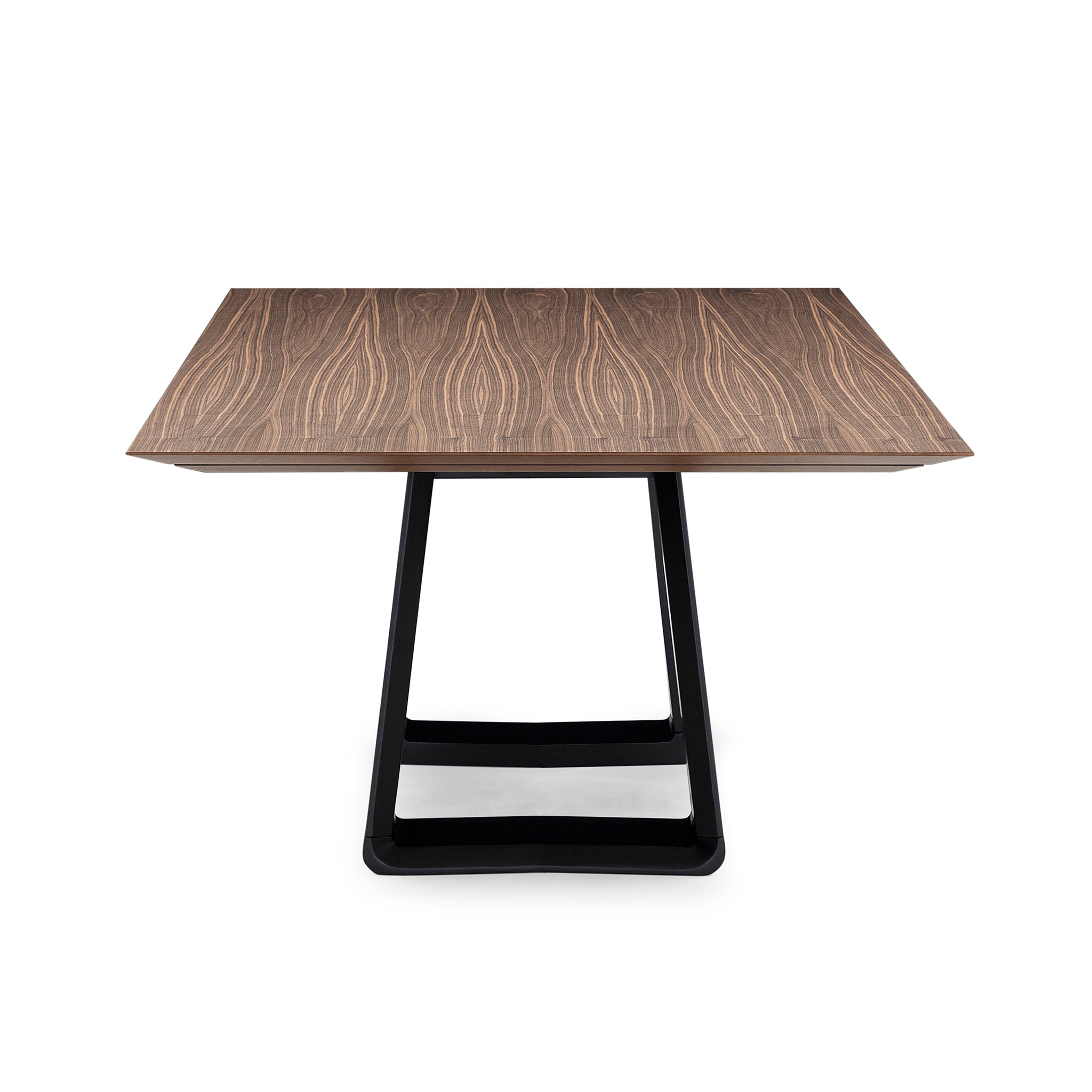 WING Dining Table in Walnut and Black finish 86"