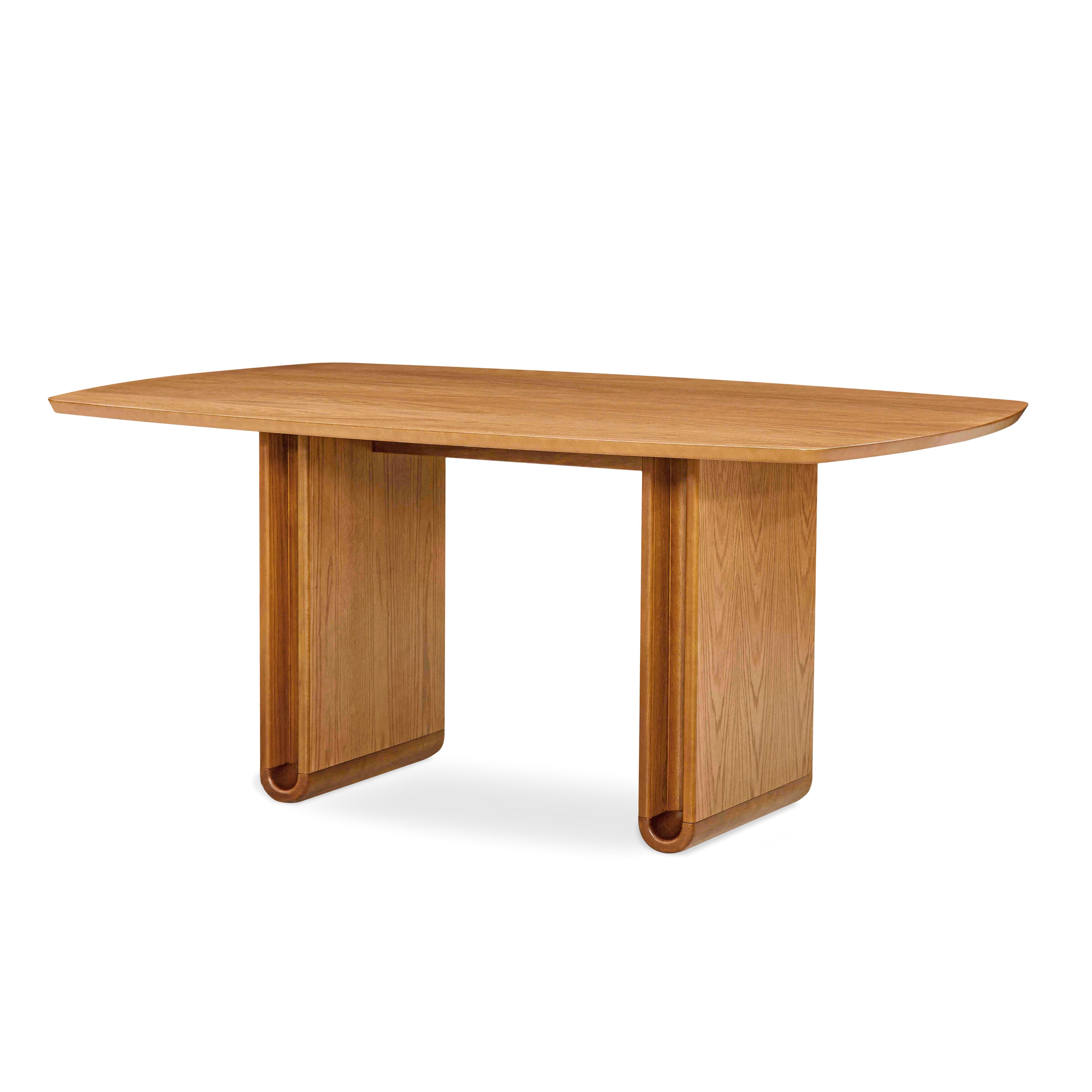 NEON Dining Table 67" in Almond Oak