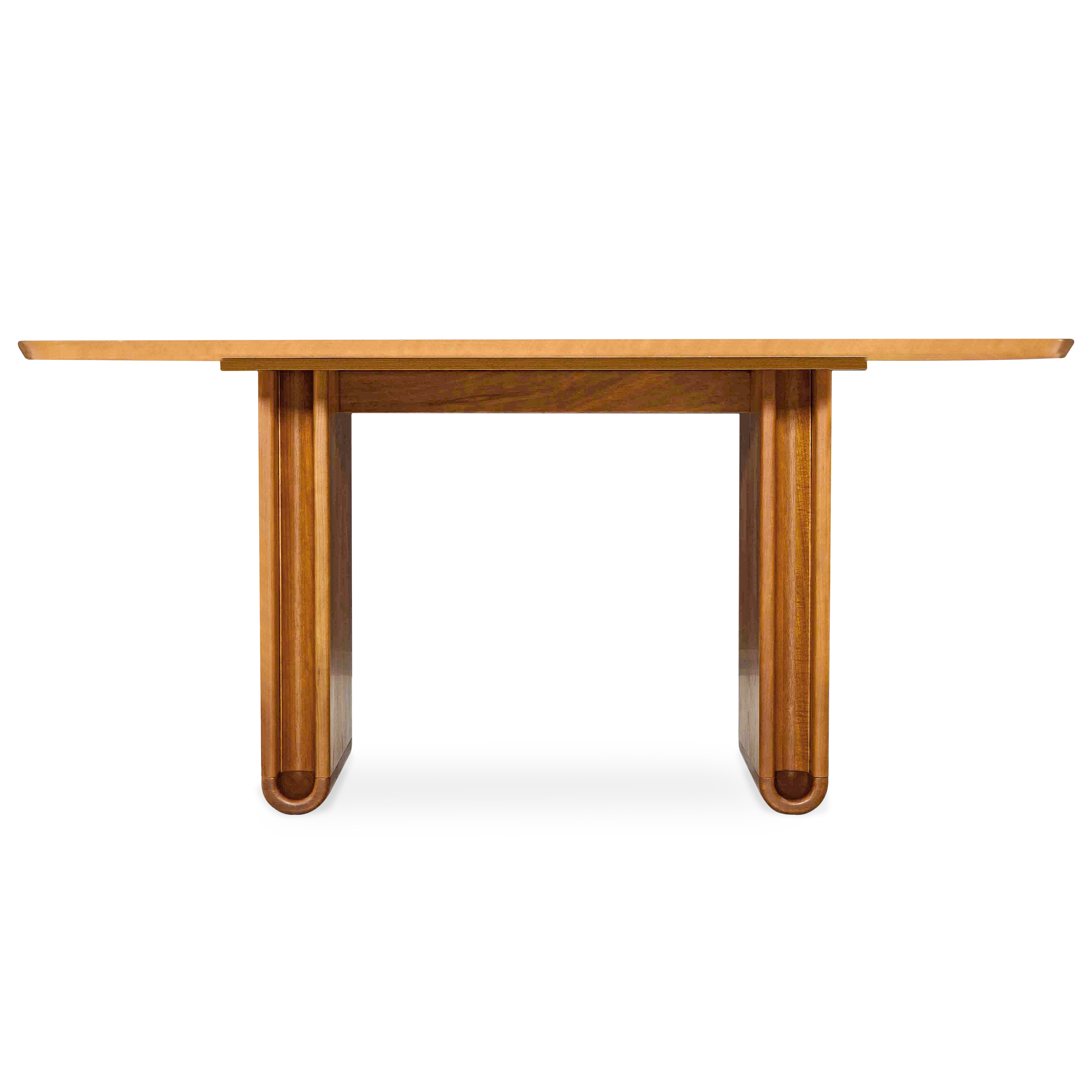 NEON Dining Table 67" in Almond Oak